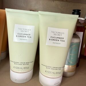 2 Victoria's Secret Refreshing Cucumber & Green Tea Cream